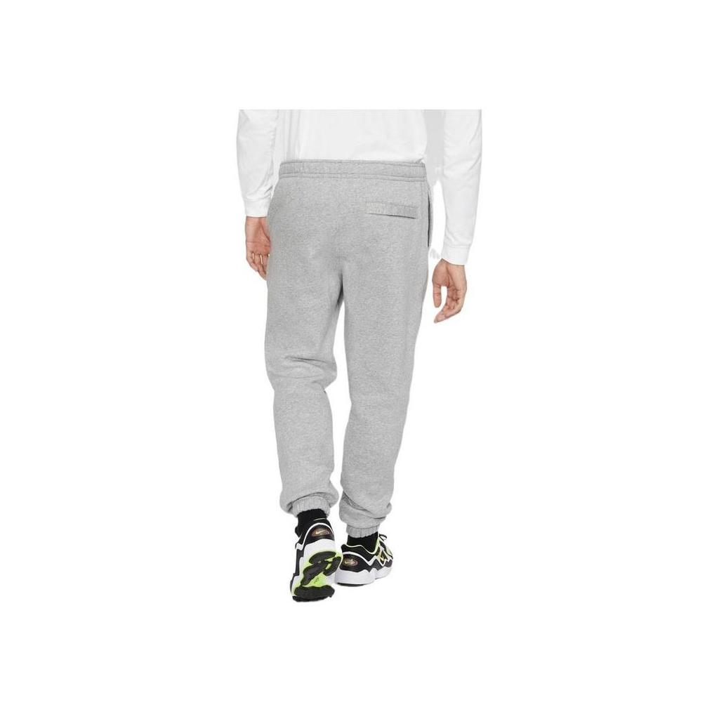 Nike Men's Sportswear Club Fleece Tapered Pants Dark Grey Heather/Metallic Silver/White BV2738-063