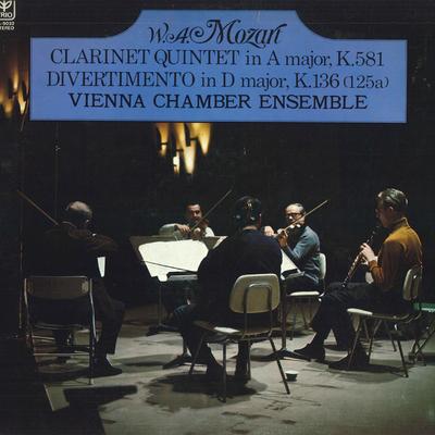 LP Record VIENNA CHAMBER ENSEMBLE  Mozart  Clarinet Quintet In A Majo PA5032 TRIO Japan Classical Used