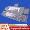 Jigsaw Puzzle Sorting Felt Board with 6 Drawers - Non-slip, Foldable, Tiltable Children's Easel.