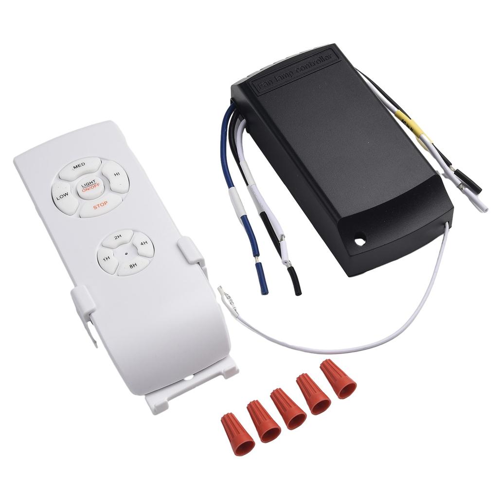 Universal Ceiling Fan Remote Control Kit - 85-240V, English Version, For Adding Remote To Any Fan & Light
