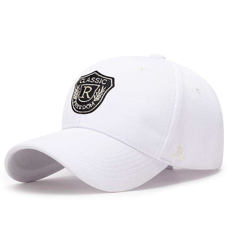 

Бейсболка с буквой R из ананасовой ткани, весна-лето, мужская и женская, вышитая кепка темно-синий