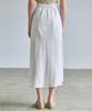 Nigaennikol Satin Long Skirt_White
