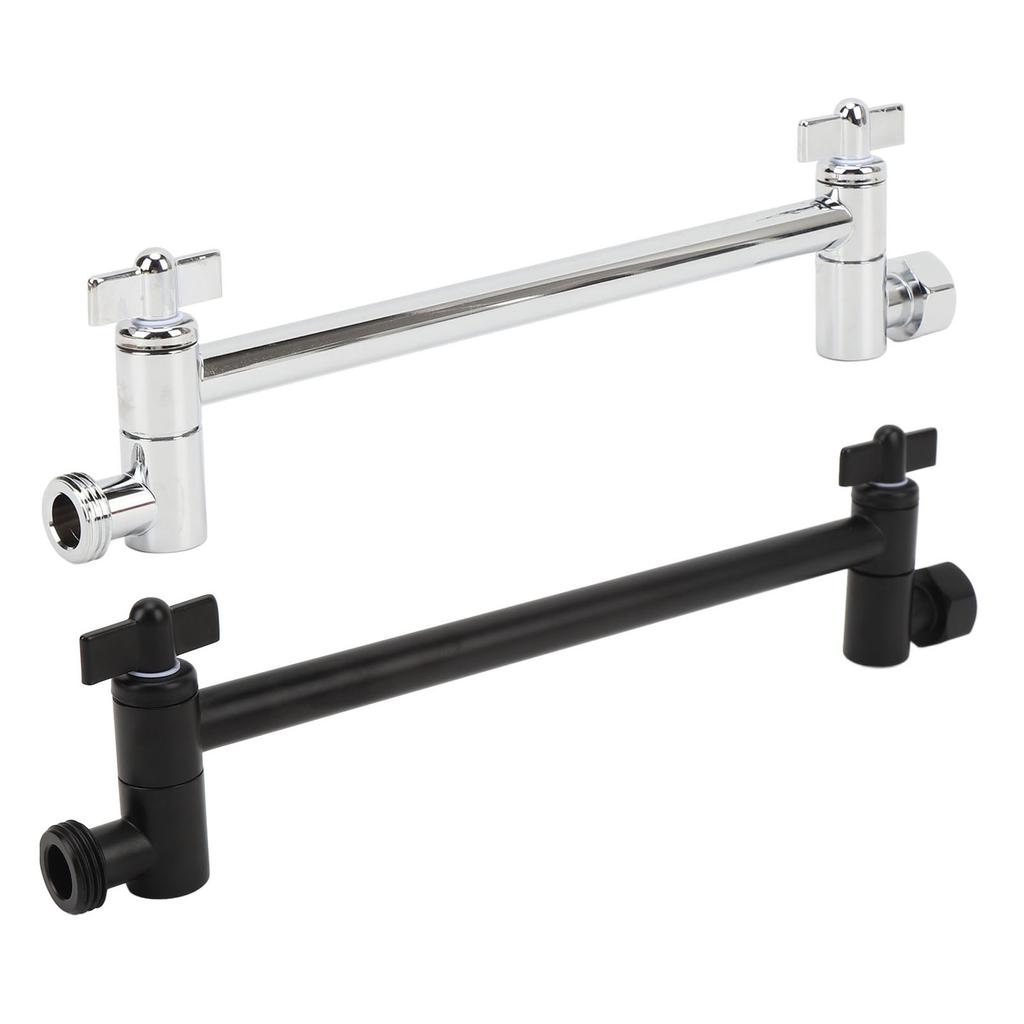 Shower Head Extension Arm Stainless Steel Adjustable Leakage Proof Shower Head Extender Bar for Home