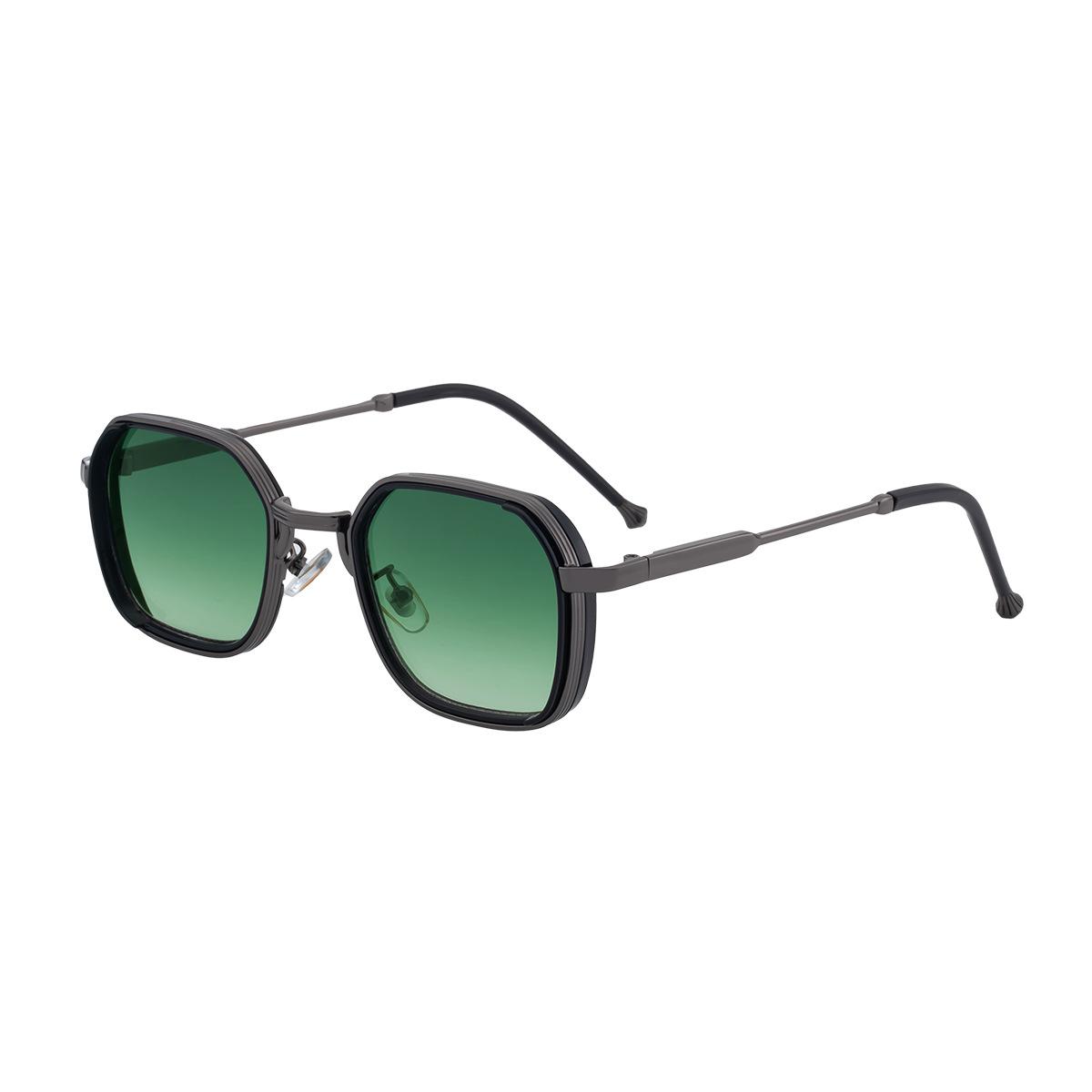 Men European Fashion Square Frame Uv Protection Sunscreen Sunglasses