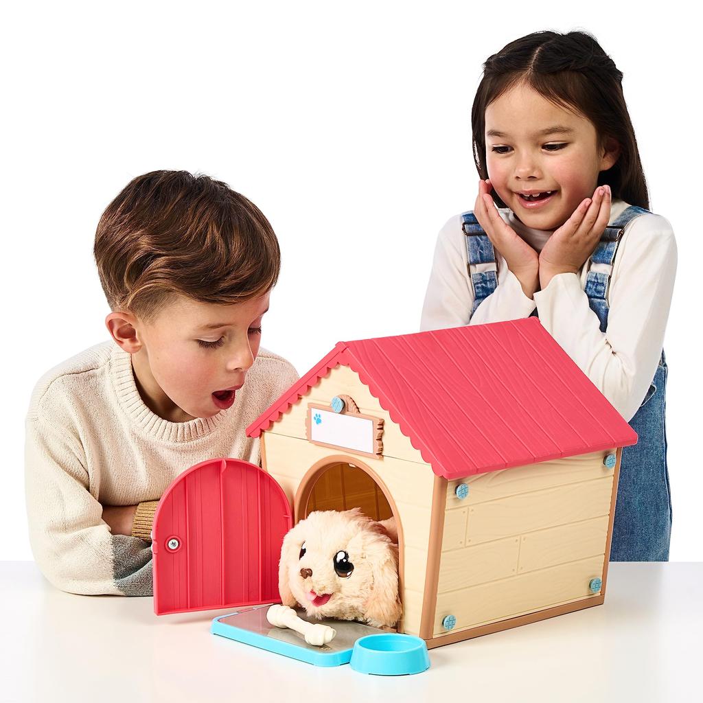Little Live Pets My Home Interactive Play Building Doghouse Plush Puppy with for Kids Ages Puppy's Playset, Dog, Toy, 25+ Sounds, 5+