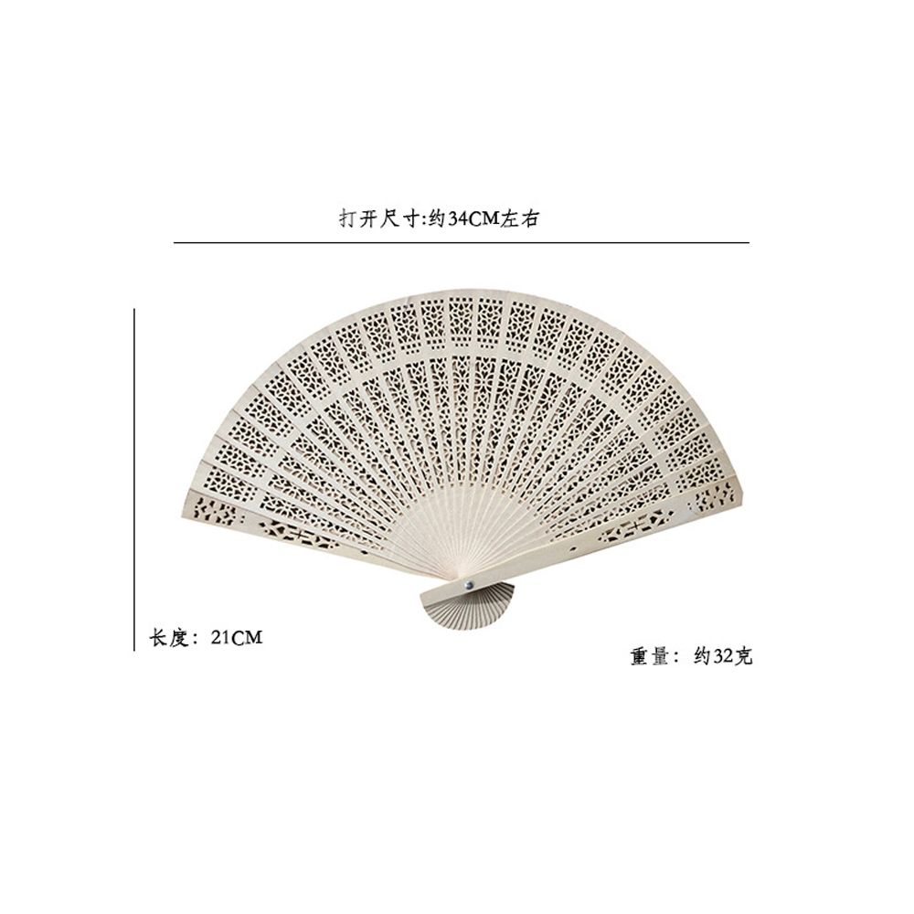 Handle Hand Fan Photo Prop Tool Folding Fans Hand Held Flower Fans Hollow Dance Hand Fans