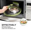 Microwave Splatter Cover Heat Resistant Microwave Guard Cover Fresh-keeping Food Lid Oil-proof Splash-proof Cover Kitchen Tools