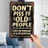 Retro Metal Sign Tin Poster Wall Art Home Decor for Living Room Balcony