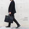 STEFANOMANO Time Limonta Nylon and Genuine Luxury Large Made In Italian Leather Business Commuter Shoulder Office [Limited Offer] 2-Way Briefcase,
