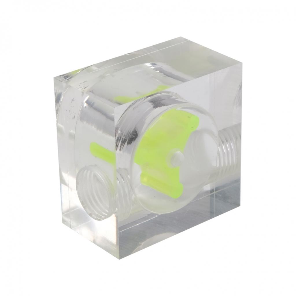 Acrylic Flowing Meter G1/4 Thread Water Cooling Indicator