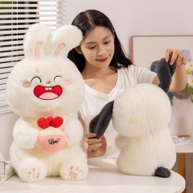 35/45 cm süßes Plüschtier, Stofftier, Kaninchen, Welpe, Umarmungskuchen, Puppe, Babys, Schlafbegleiter, süße Plüsch-Hundepuppe, Kindergeschenk