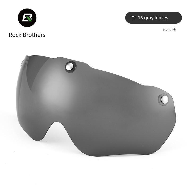 Rock Brothers Fietshelm Goggles met Kleurveranderende Lenzen voor Mountainbikes en Racefietsen, Winddicht en Insectenwerend