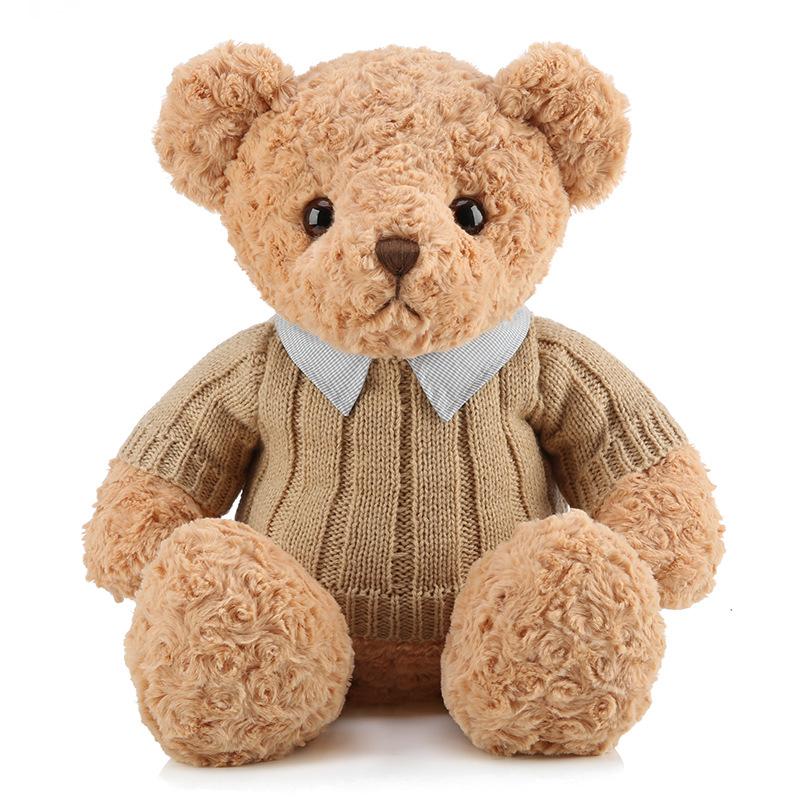 Genuine Shirt Teddy Bear Doll Plush Toy Sweater Bear Children's Doll Girl Hug Bear Gift Doll