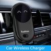 30W Smartcar Wireless Charger Phone Holder Auto Mount Phone Holder Sucker Support For iPhone 14 13 Pro Max Samsung Xiaomi Redmi Infrared Induction