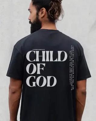 Kind Gottes T-Shirt, Jesus Ist König Christlicher Glaube Streetwear Tee