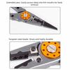 Anti Slip Fishing Pliers Aluminum Zinc Zinc Alloy Line Cutting Pliers Hook Remover Pliers  Outdoor Fishing