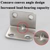 50/10PCS L-Shaped Universal Corner Bracket 90 Degree Right Angle Fixed Wood Furniture Bedframe Cabinet Home Hardware Accessories