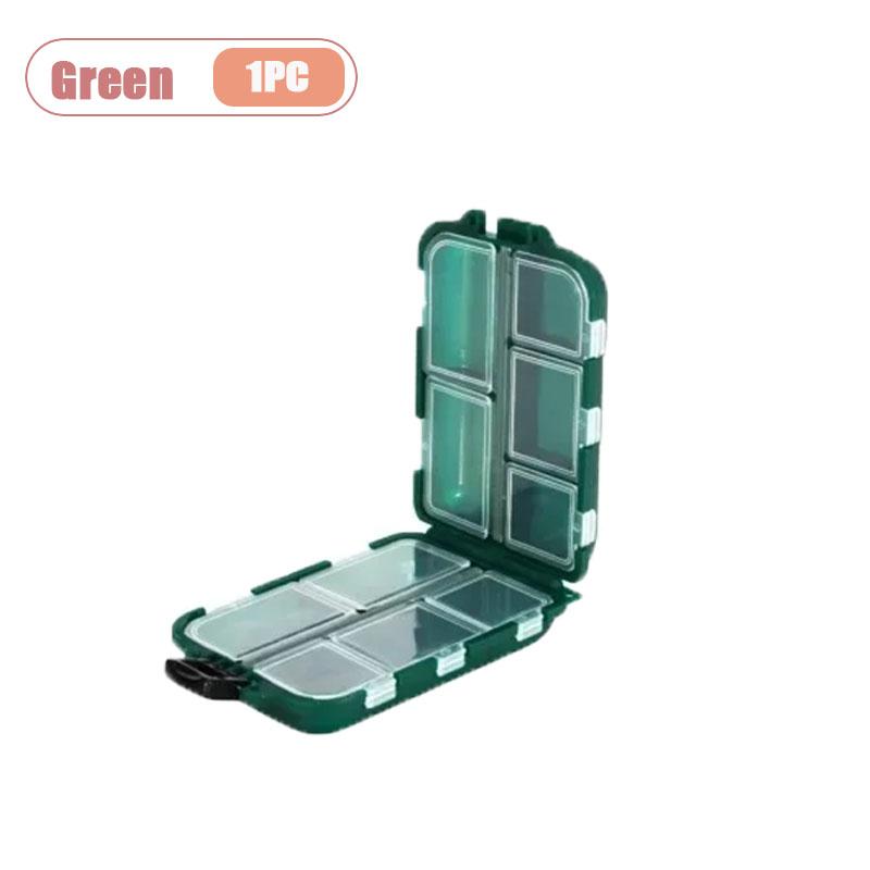 1-10PCS Dual-Sided Fishing Tackle Box Compartment Portable Bait and Hook Organizer Dividers for Lures Sinkers and Swivels