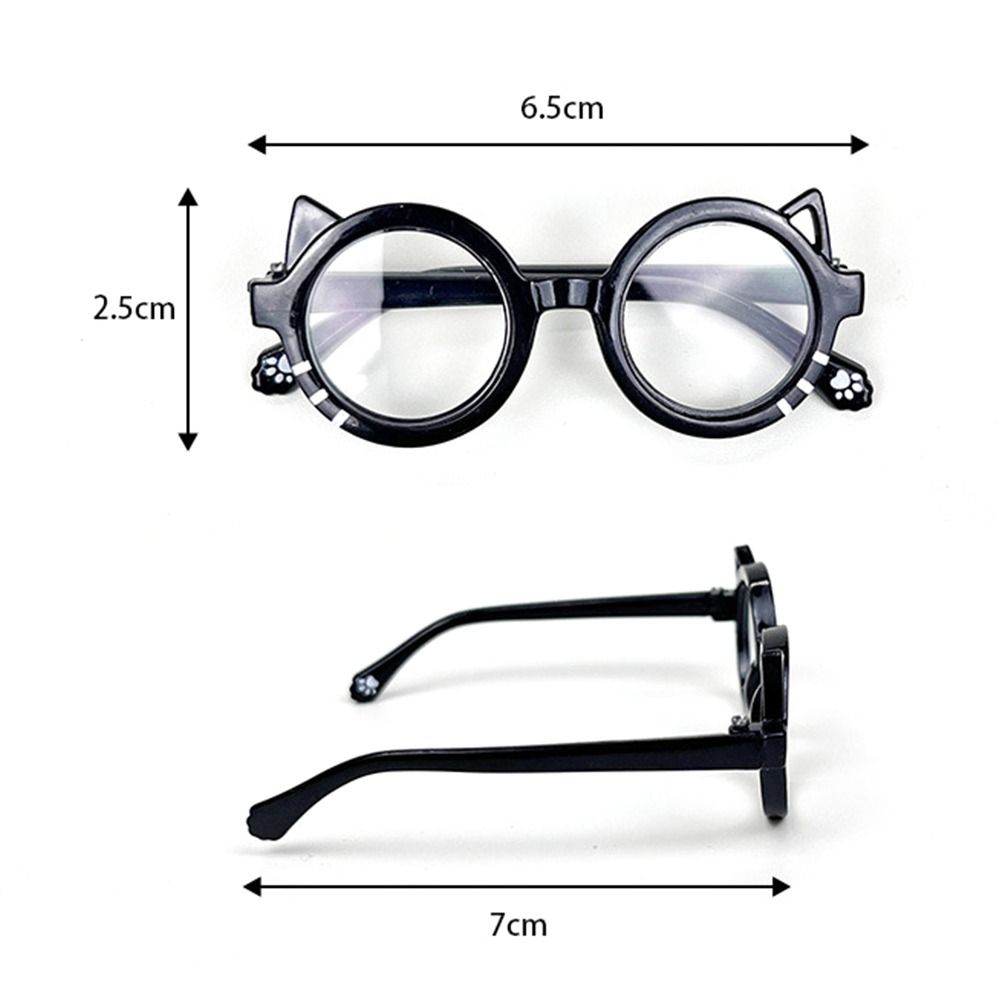 6.5CM Eyeglass Frame Toys Labubu Glasses Miniature Doll Glasses  Doll Decorations