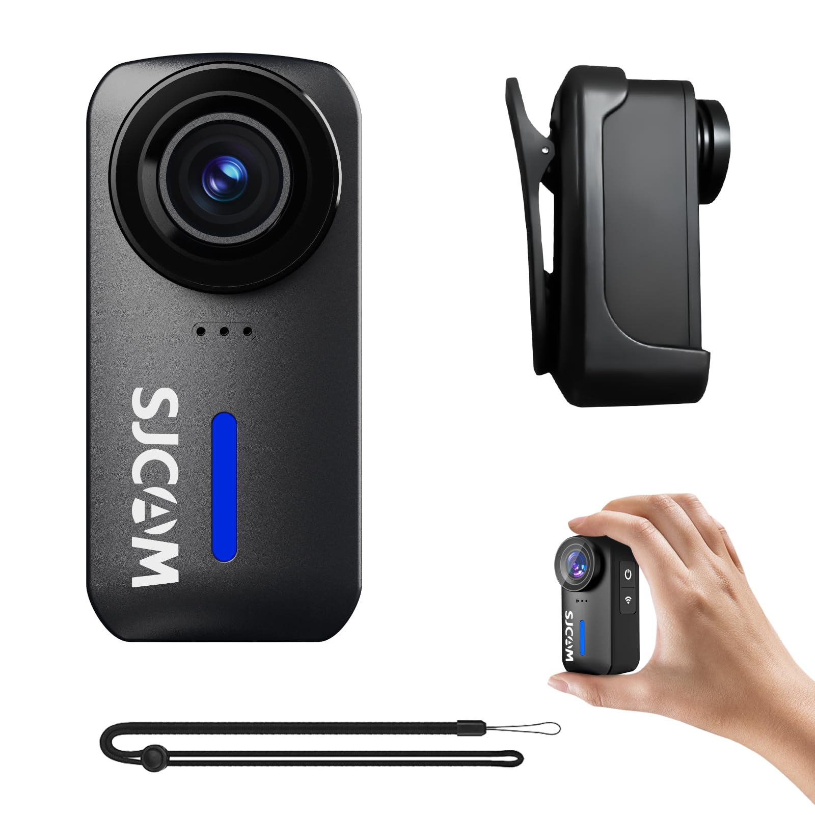 

SJCAM C110plus Wearable Small Action Оснащений зображенням 4K Міні вертикальний екран Корпус 8x 30M Вода Магнітна адсорбція Веб Японська Інструкція для чорний