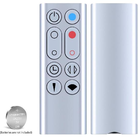 PZL New Replacement Remote Control for Dyson Pure Hot+Cool Fan Purifying Heater HP00 HP01, Part NO.967197-13 (Sliver)