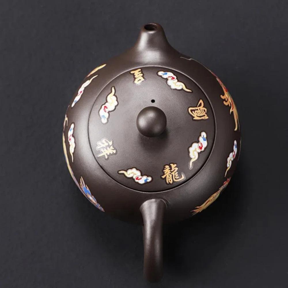 Ceramic Purple Clay Teapot Hand-made Infuser Teapot Household Teapot Tea Cup Set  Tea Maker