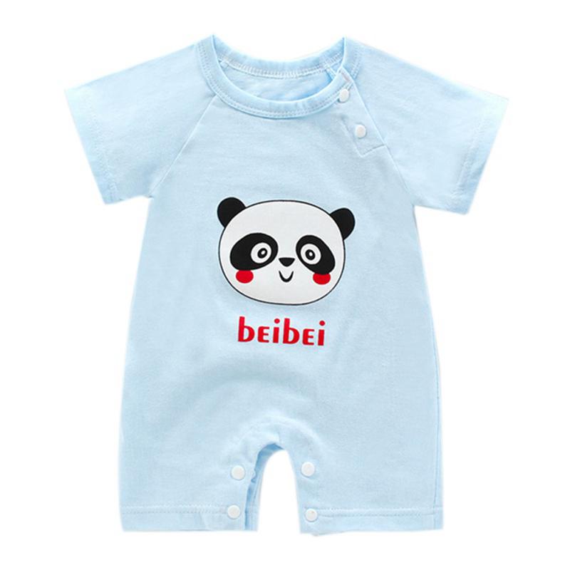 

Комбинезон с короткими рукавами для мальчиков и девочек, детские комбинезоны для малышей, летний комбинезон для новорожденных S