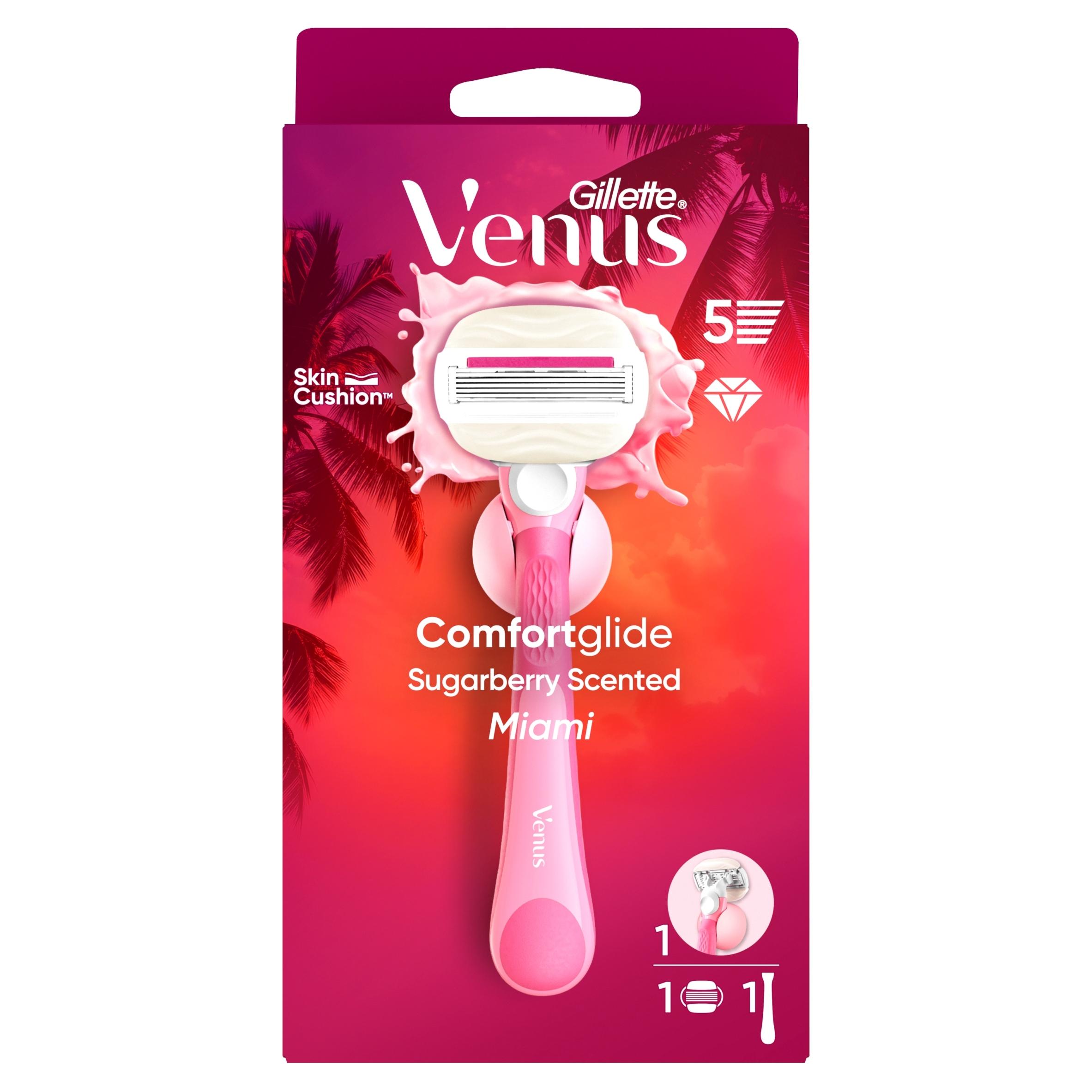 Rasoir Gillette Venus Comfortglide Sugarberry Miami, 1 Pièce