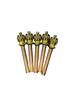 10 pcs. 1/4 inch schrader valve, service filling fitting, tube diameter 6 mm, wall thickness 0.4 mm, total length 63.3 mm, for repair of air condition