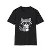 Raccoon Cute Kawaii Cartoon Black Tee Animal Lover Graphic T-Shirt