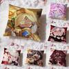 c-Cookie Run Kingdom Cushion Cover Premium Comfort Reversible Pillow Cove -Two In One Design for Any Room & Car Interior