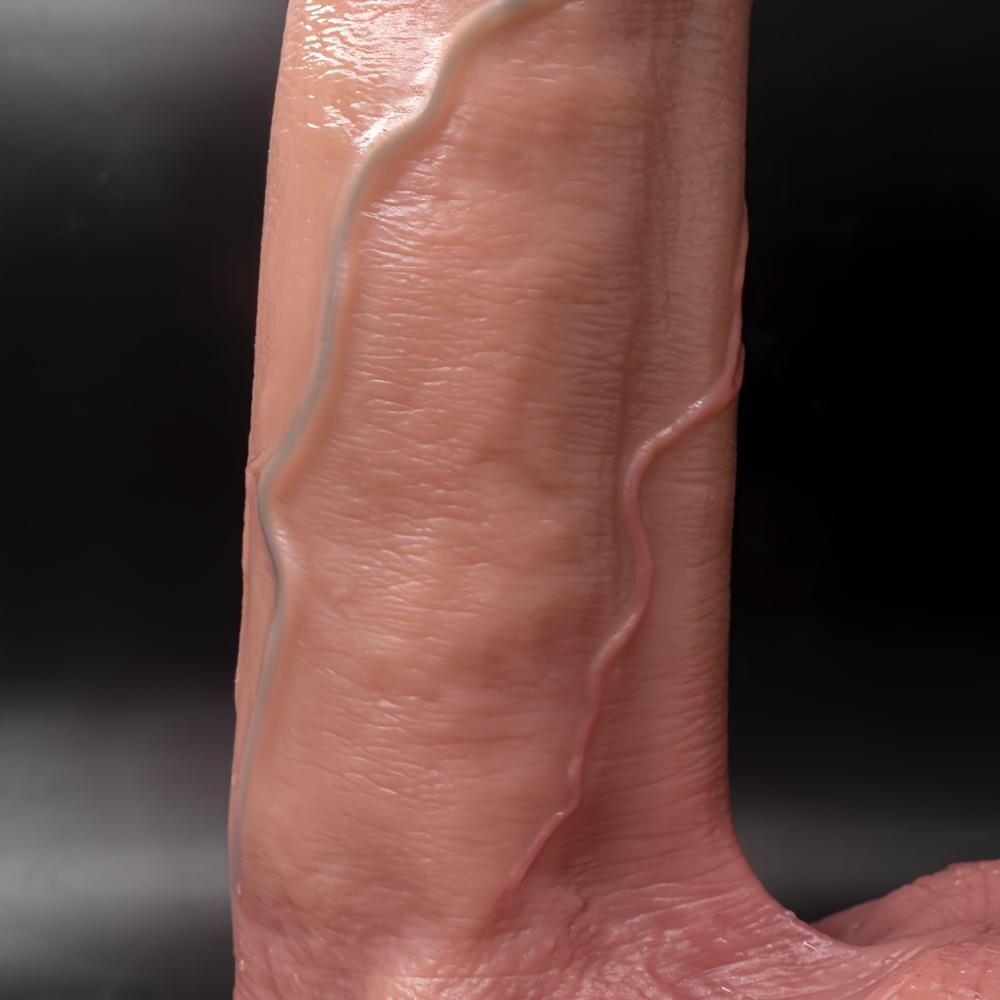 12.59-Inch Large Thick Dildo, Double-Layer Liquid Silicone Realistic Penis, Huge Soft Flesh Adult Masturbation Device, Intimate Toy for Men and Women