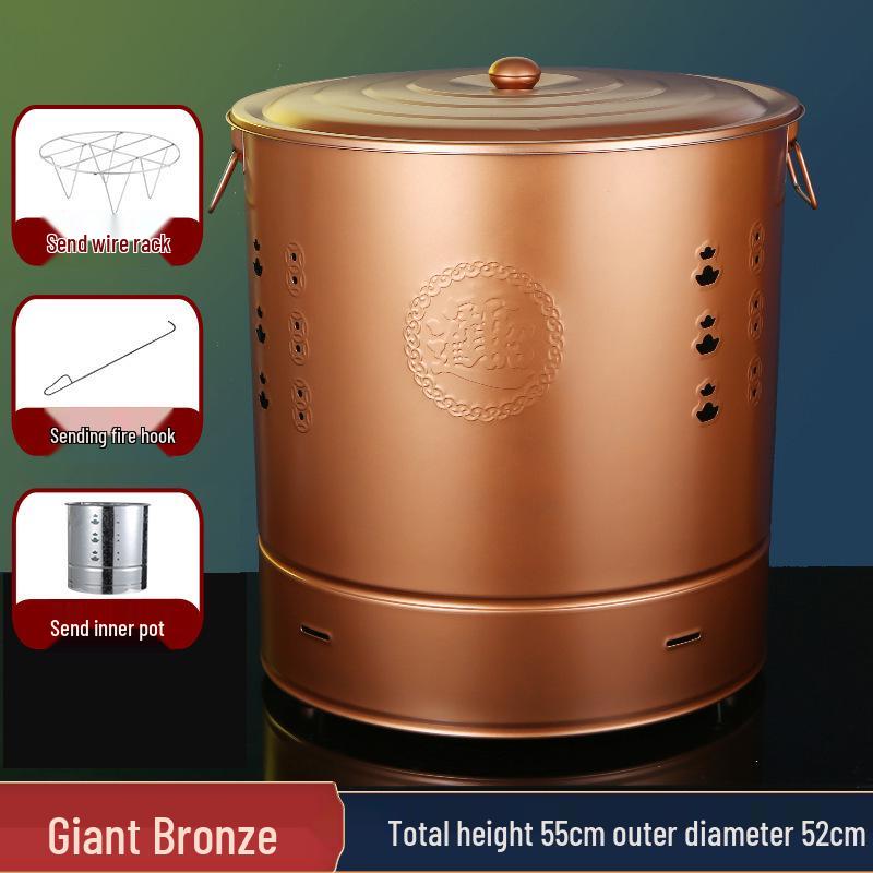 Incinerator Fire Bucket for Burning Paper and Incense