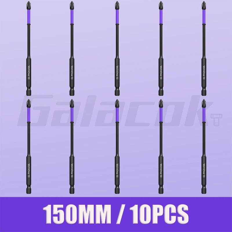 PH Magnetischer Schraubendreher-Bit-Satz Kreuzschlitzschraubendreher Rutschfester Legierungsstahl Bohrer Elektrowerkzeug-Sets Schrauben Holzbearbeitungswerkzeuge Zubehör