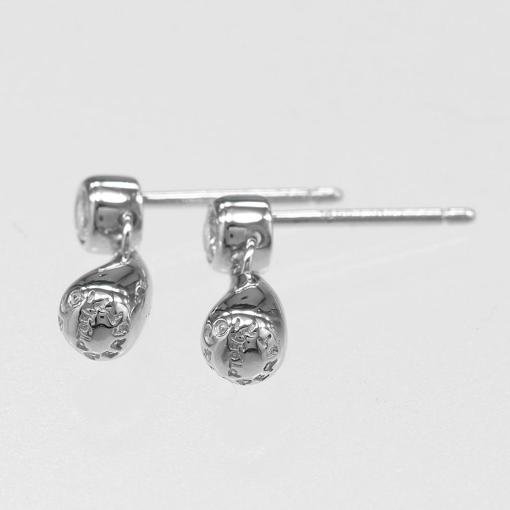 TIFFANY&Co. teardrop Piercing Pt950Platinum/diamond 4.75g Women Used