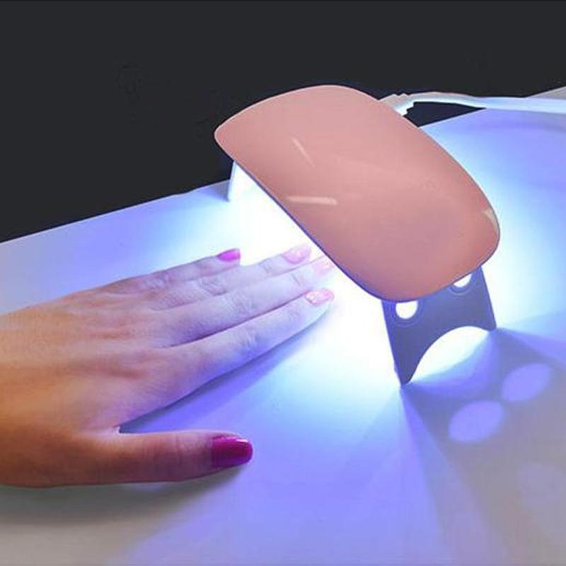 Nail Dryer LED Nail Lamp UV Lamp For Curing All Gel Nail Polish White Pink Color Nail Dry Lamp Portable with USB Without Switch