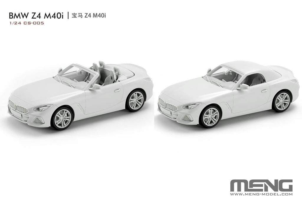 Meng Model 1/24 scale BMW Z4 M40i plastic model MCS005 molded color