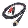 VISPREA Compatible Power Cable for Daiwa and Shimano Electric Alligator Hyper Super Power Super Mega Cord YU326 2.5m Reels, Blade, Tanacon, Tanacon,