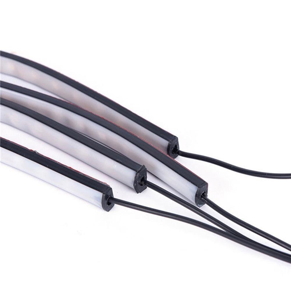 60 cm 90 cm 4 Stück Auto Under Tune Unterboden Fernbedienung LED Neon RGB Lichtleiste