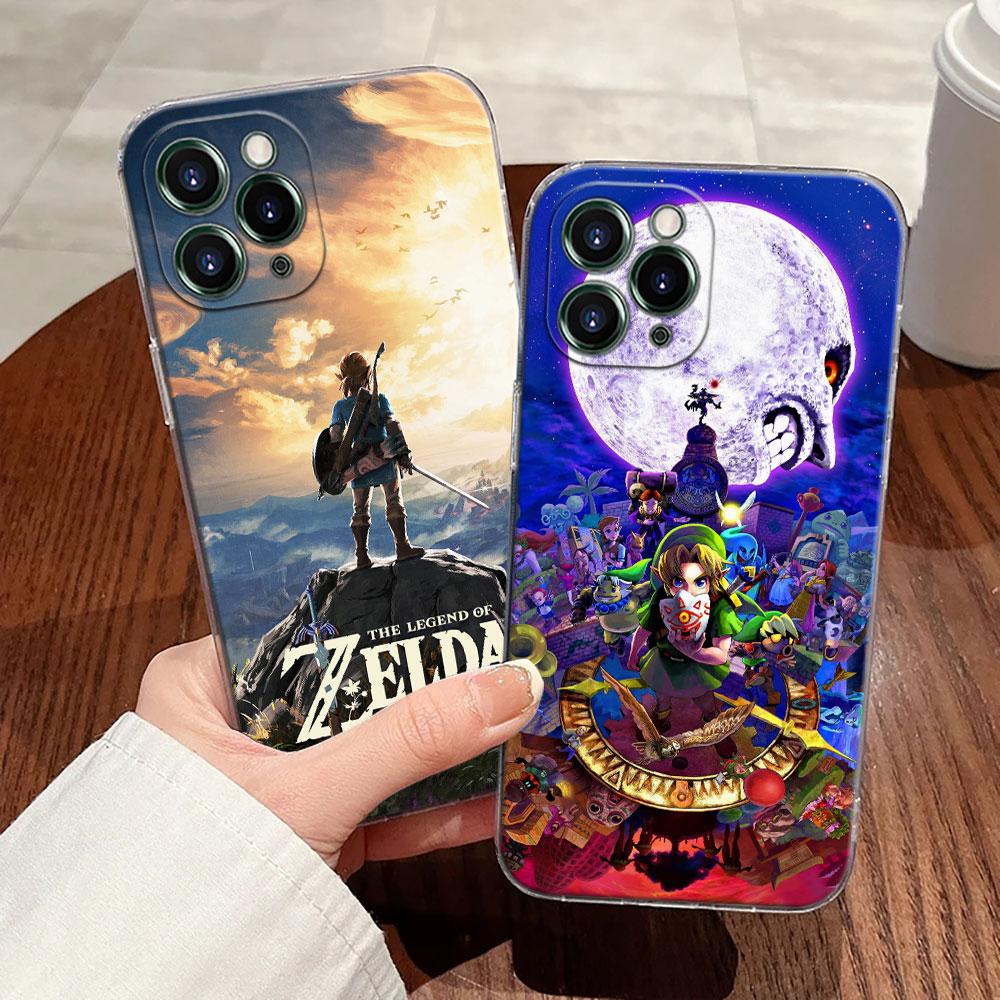 The L-Legends-Zeldas Game Case For Apple iPhone 17 16 15 14 13 12 11 Pro Max 16 Plus 16E 17Air 17Pro Phone Cover Silicone Funda