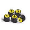 5Pcs Aluminum Alloy Car Wheel Tire Valve Cap Dustproof Cover For Ferrari Roma 488 Portofino F8 Spider SF90 488 612 F12 Accessory MQ1