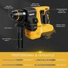 Cordless 1400rpm Electric Rotarys Hammer Rechargeable Electric Hammer Drill for 20V Battery Brushlesses Cordless