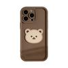 Applicable To 15 IPhone 17 Three-dimensional Bear 15pro Max Doll 13 Cartoon 16 All Inclusive XR