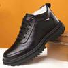 Cotton Shoes High-top Plus Velvet Thickened Warm Men's Shoes Fur-in-one Snow Boots All-match Casual Leather Shoes