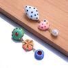 Versatile Asymmetric Earrings, Creative Color Clay Spliced Dangle Earrings For Women