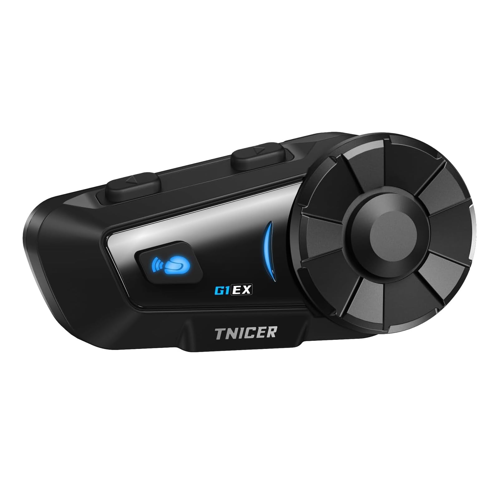 

TNICER Motorcycle Income G1EX Income Bluetooth 5.2 Communication Device, 6 People Simultaneous Calling, One-Click 1 piece