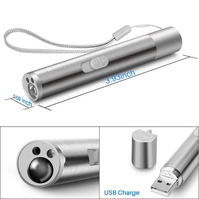 1PC 3 In 1 Rechargeable USB Multifunctional Money Detector Light LED Violet Flashlight Cat Command Light Training Tool HMM