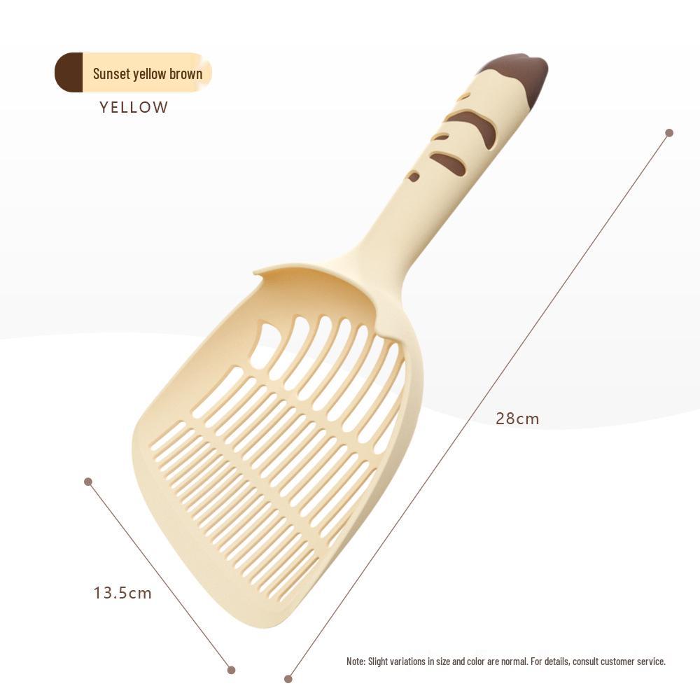 Extra-Large Thickened Cat Litter Scoop with Fine Holes for Tofu Sand