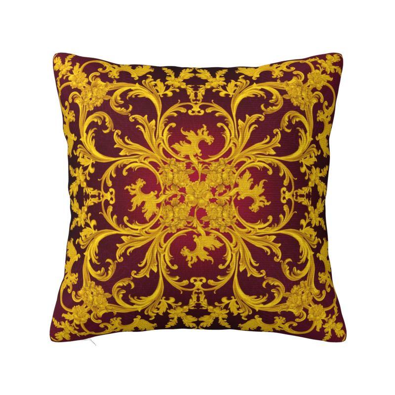 Barockes Blumenmuster Kissenbezüge Europäischer Rokoko Stil Weiche Niedliche Kissen für Sofa Heimdekoration