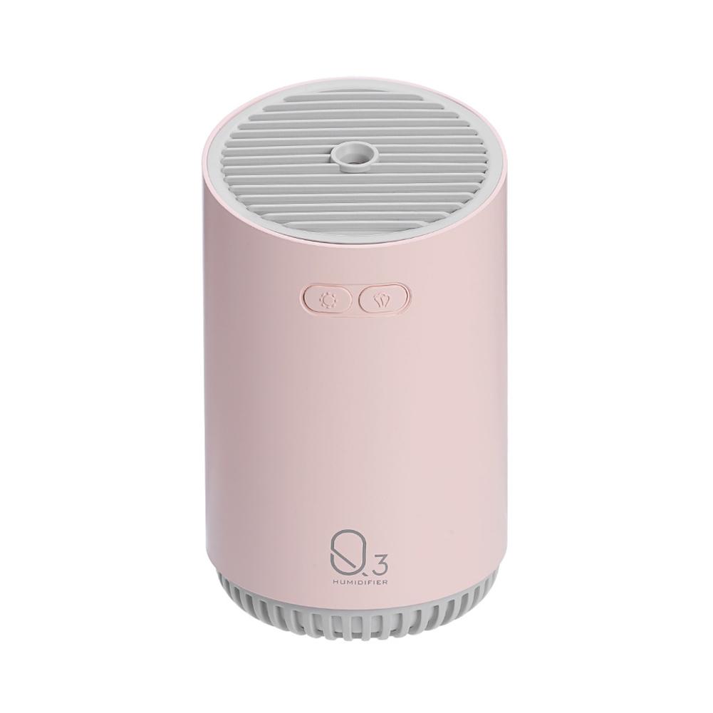

2000mAh Mini Spray Atomizer Wireless Air Humidifier USB Charging Large Capacity for Bedroom Office Pink